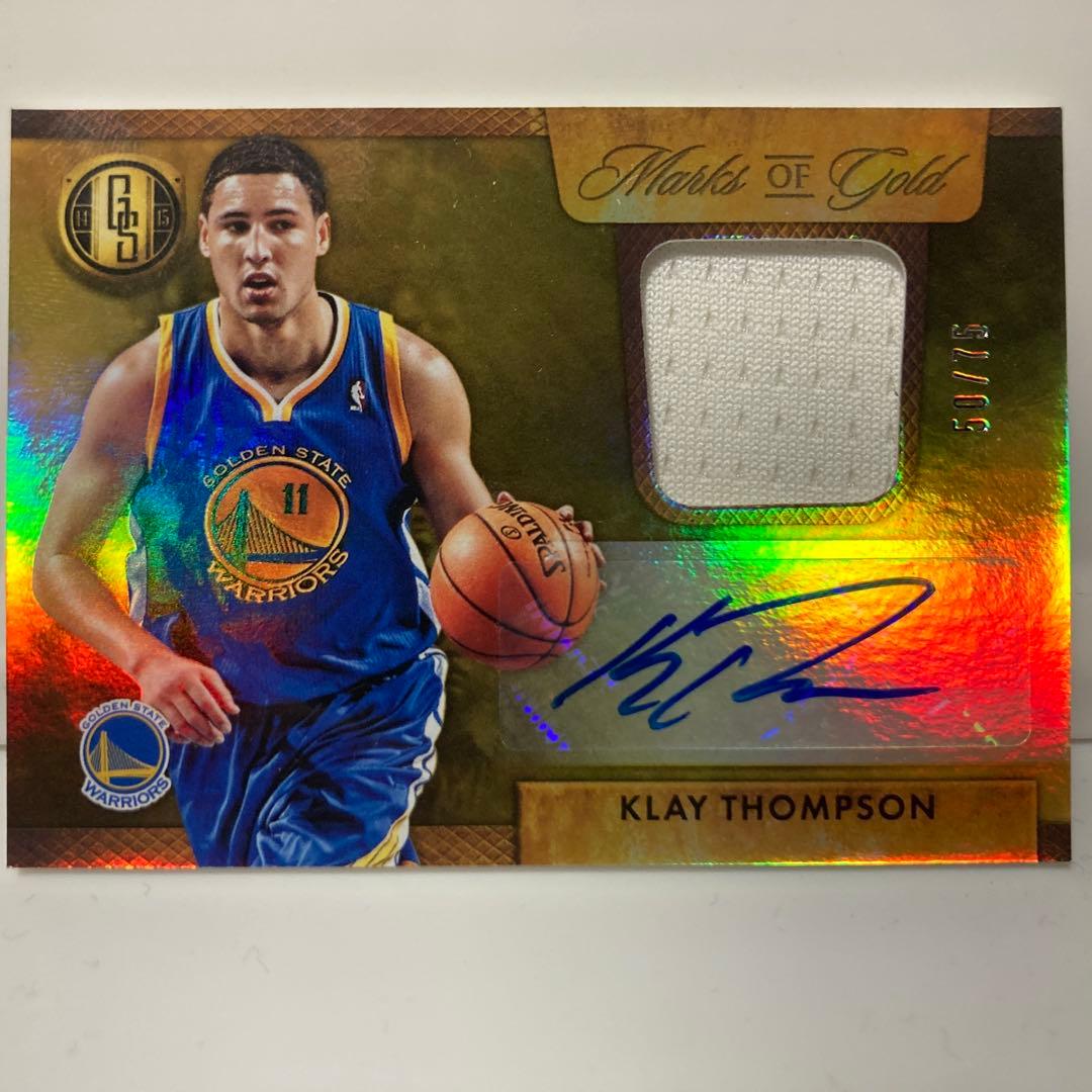 クレイトンプソン 直筆サイン 2015 panini