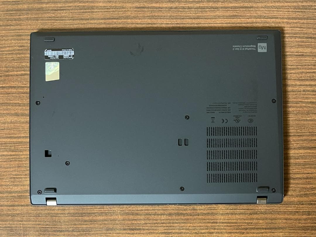 高速、高性能、ThinkPad X13 Gen2、16GB、256GB NVMe