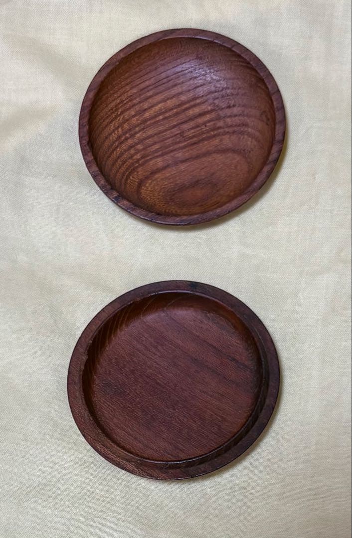 年代物　アンティーク　達磨　だるま　香合　木製　桐箱入り　茶道　香道