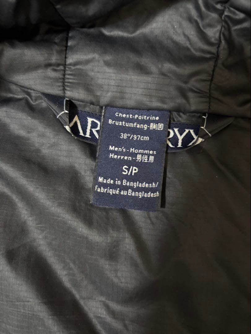 アークテリクス ARC'TERYX Atom LT Hoody Ｓ　旧タグ