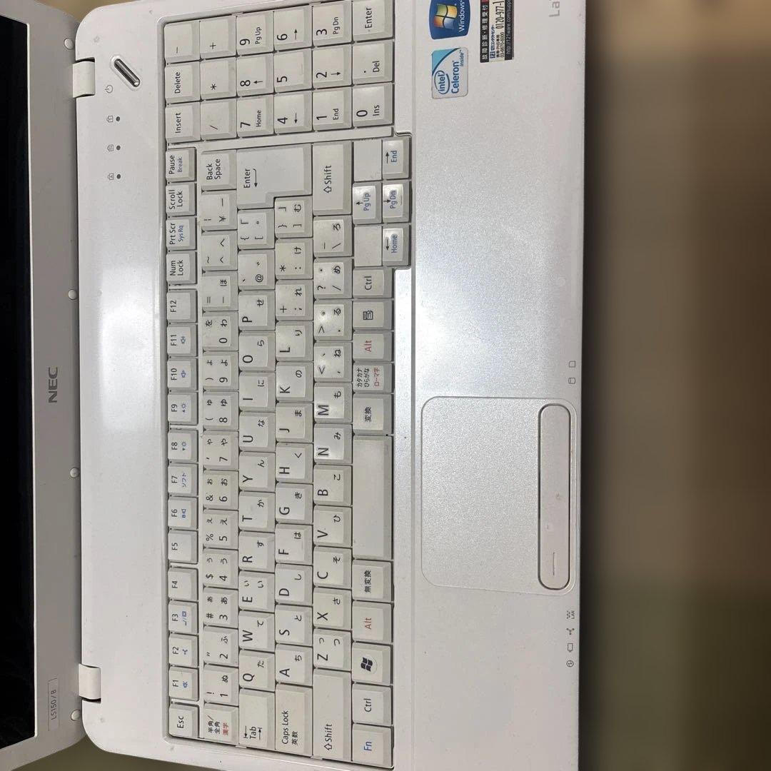 NEC 小型ノートPC Windows本体