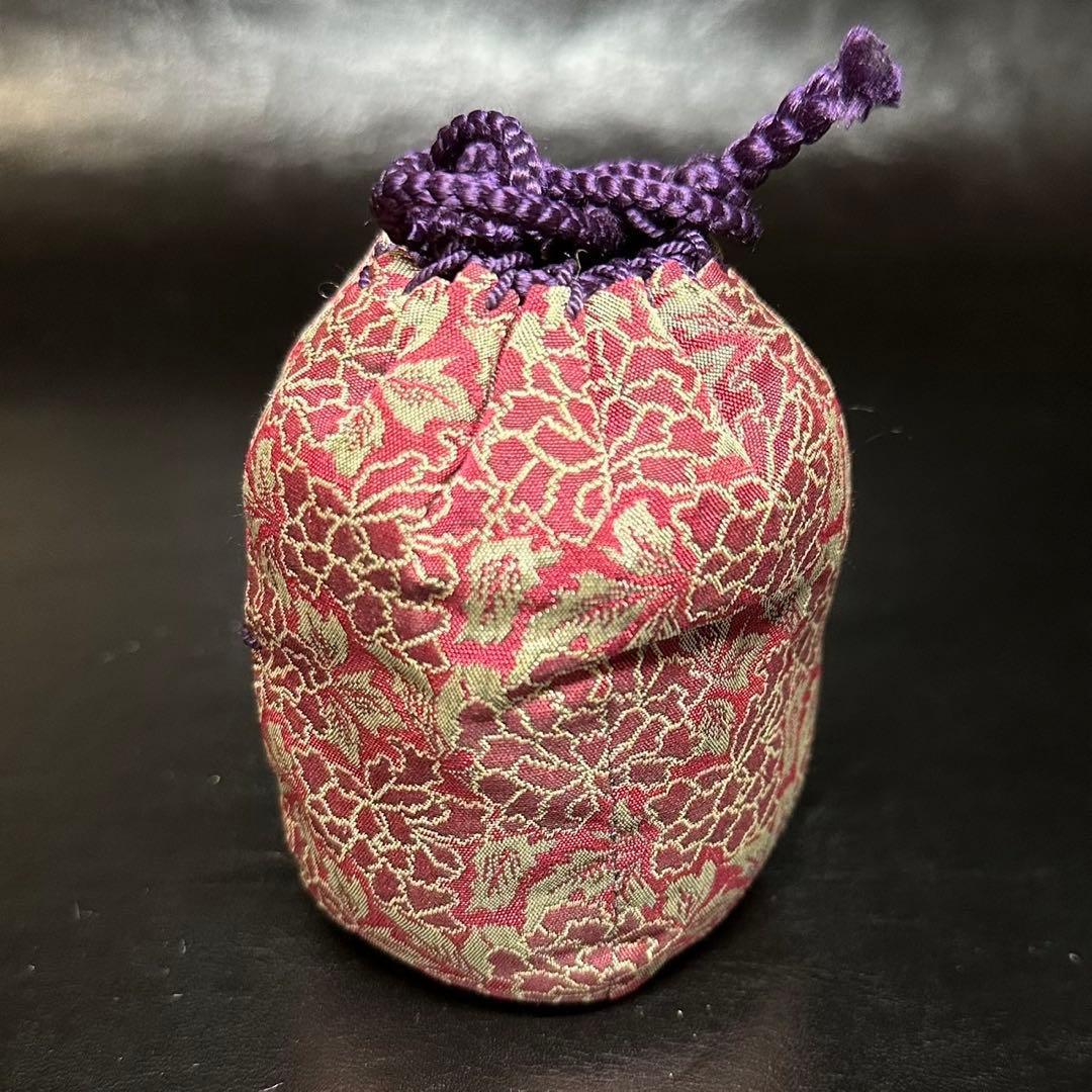 ★茶道具！備前焼 茶入！『木村 長十郎(友敬)』作！共箱/仕覆！★