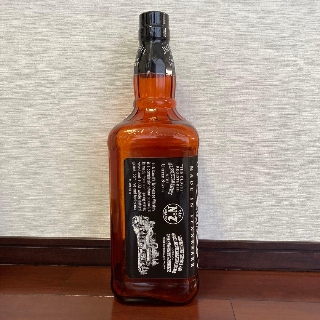 【最後の1本】ジャックダニエル　超巨大　超特大　ボトルディスプレイ　ガラス製