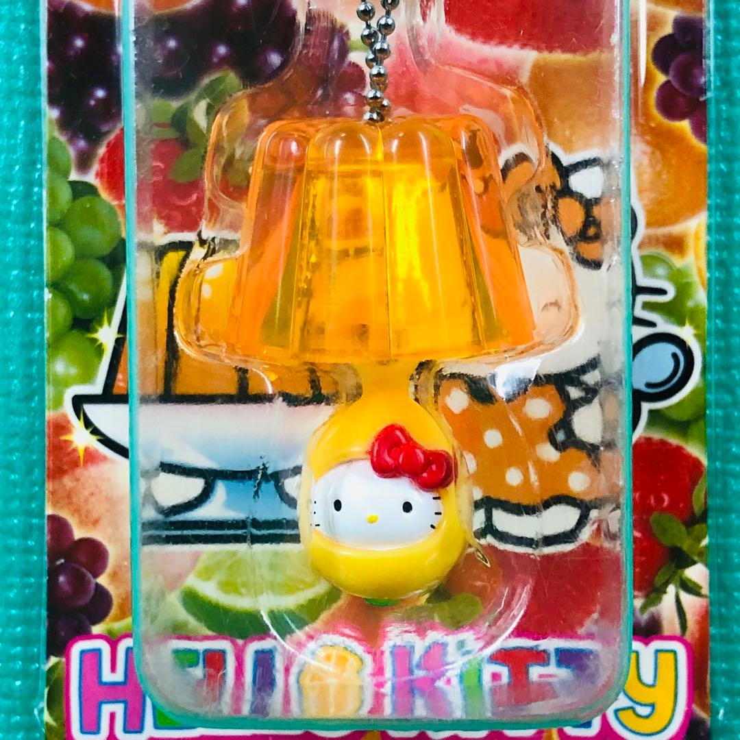 2008年製 激レア★ハローキティ フルーツゼリー びわ ストラップ チャーム