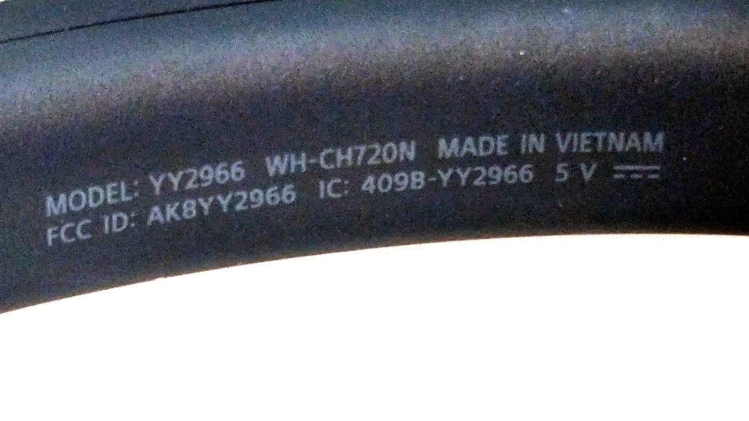 SONY WH-CH720N ワイヤレスヘッドホン　中古品