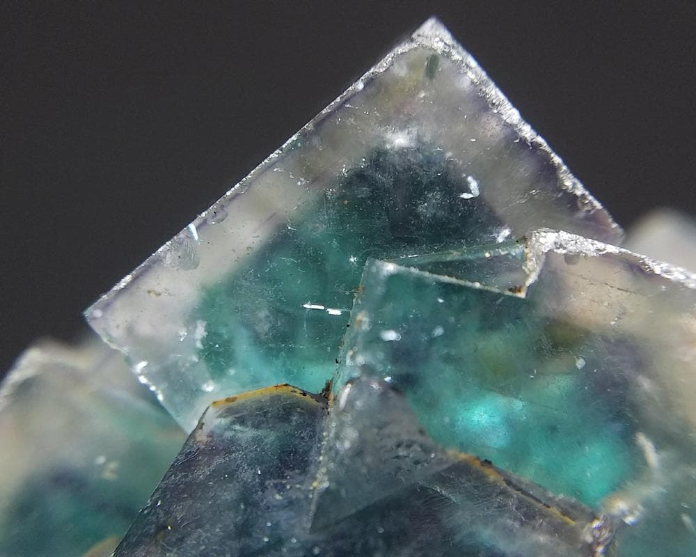 331 オコルス鉱山 フローライト クリア×ブルーグリーン 蛍石