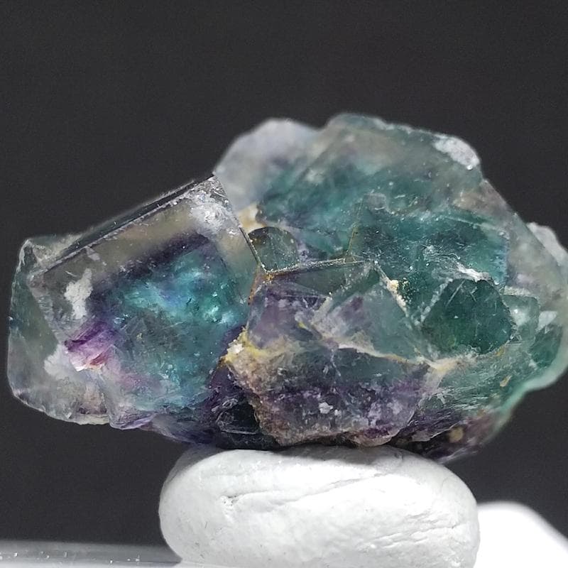 331 オコルス鉱山 フローライト クリア×ブルーグリーン 蛍石