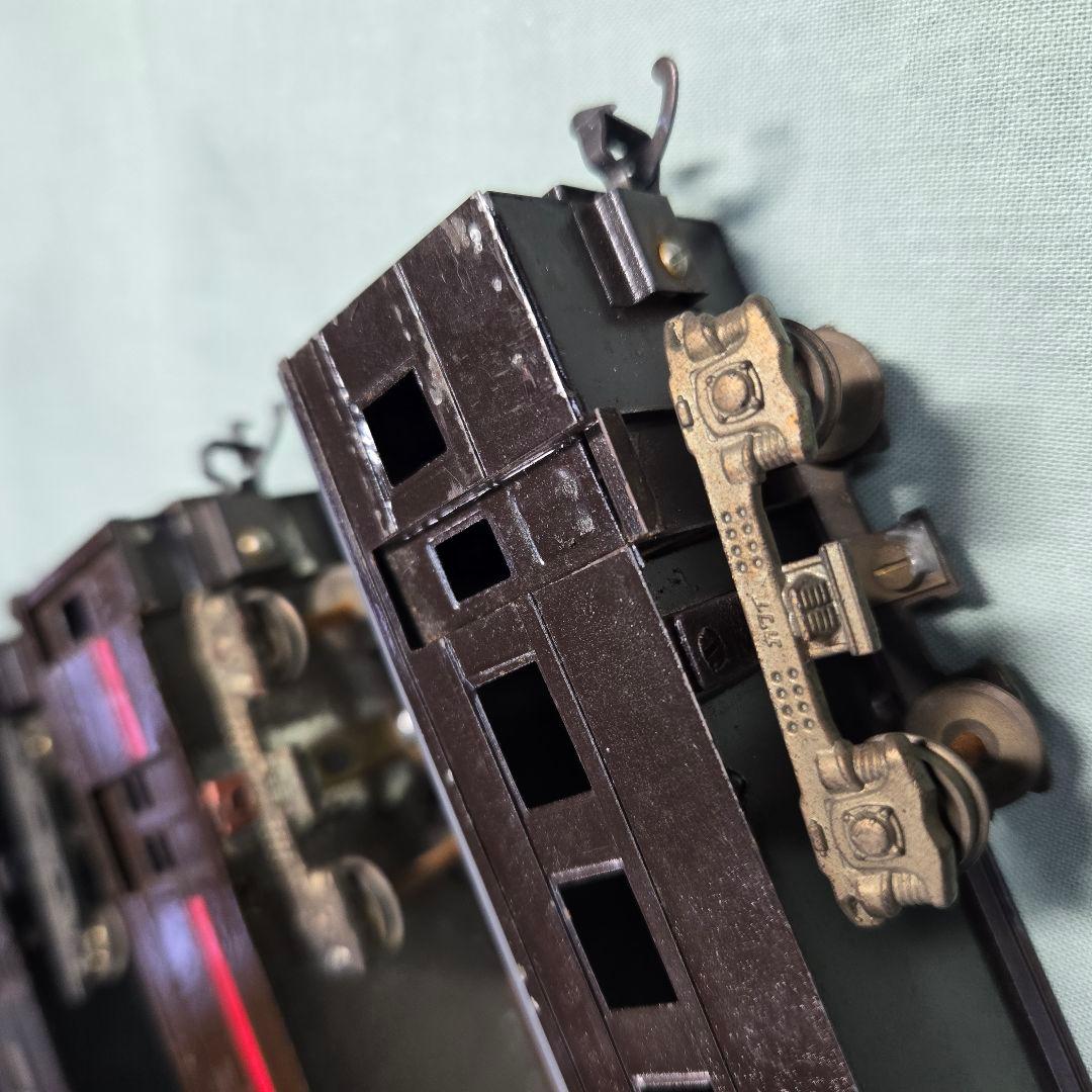 HO金属製客車6両(Aセット)。ジャンク品。