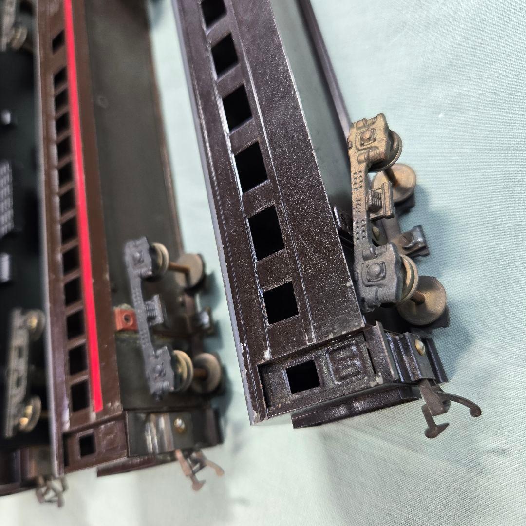 HO金属製客車6両(Aセット)。ジャンク品。