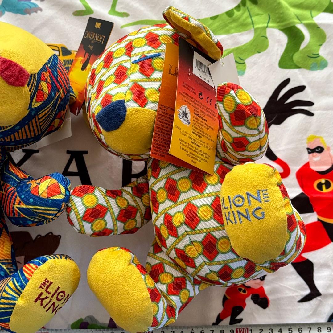 ライオンキング シンバ ナラ 限定 ぬいぐるみセット ディズニーストア