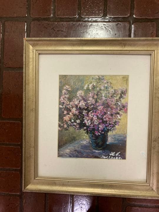 幻想画、空飛ぶ画家糸川裕志の静物画、花