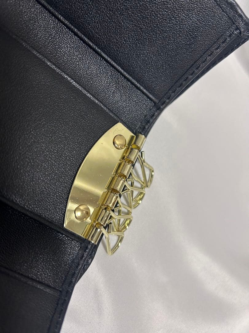 Vivienne Westwood ブラック レザー キーケース