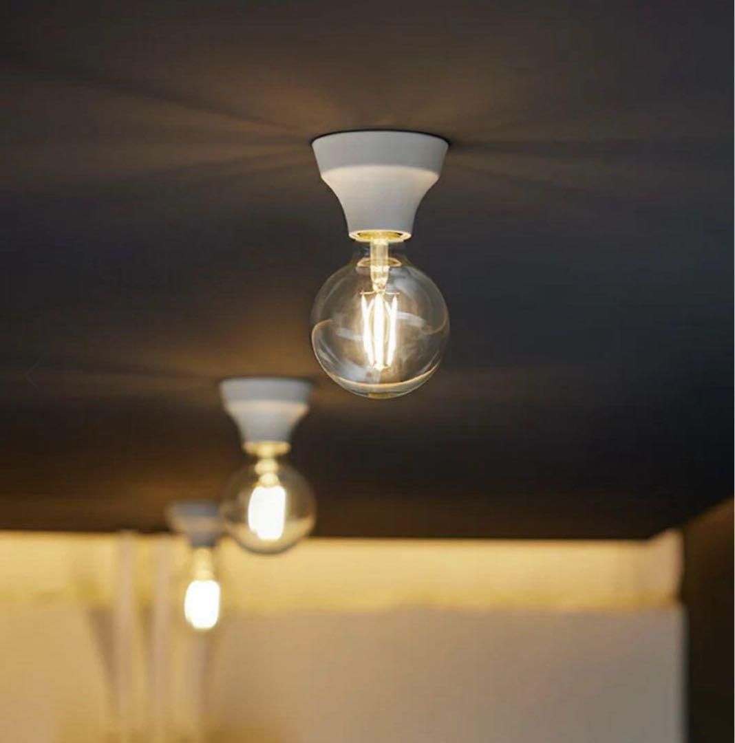 アートワークスタジオ　アダムシーリングライト白　電球付【1つ】