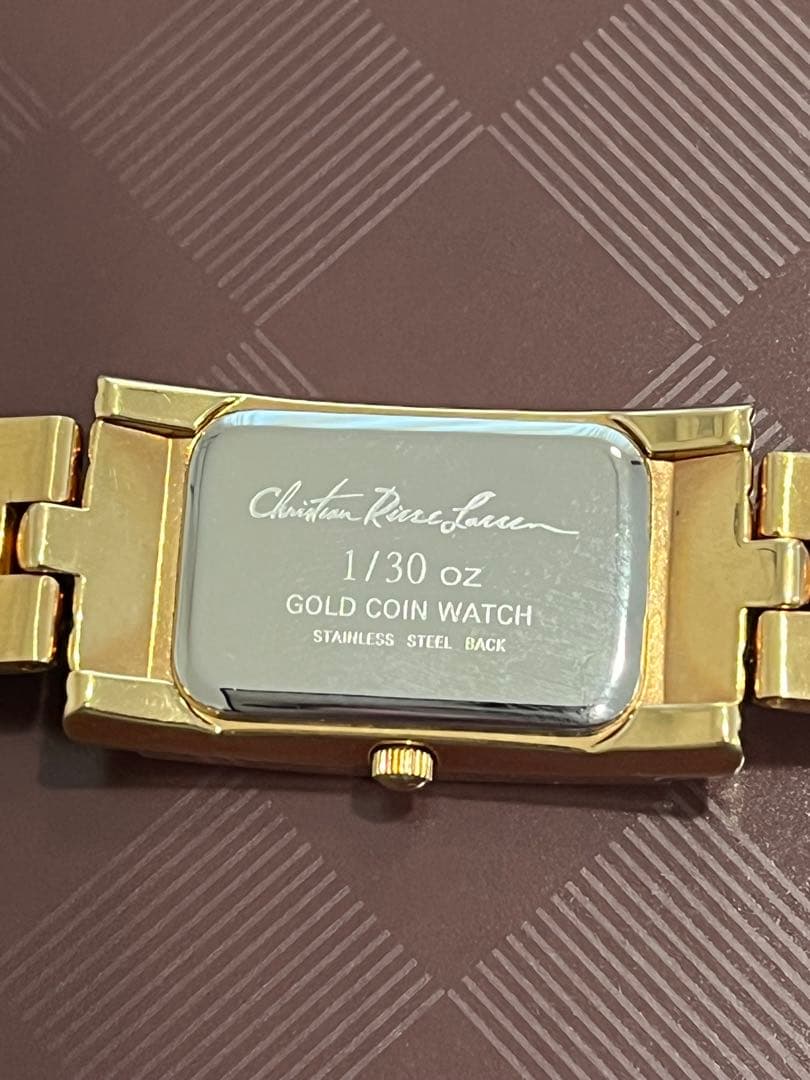 金貨時計　クリスチャン　ラッセン　ゴールドウォッチ 1/30oz