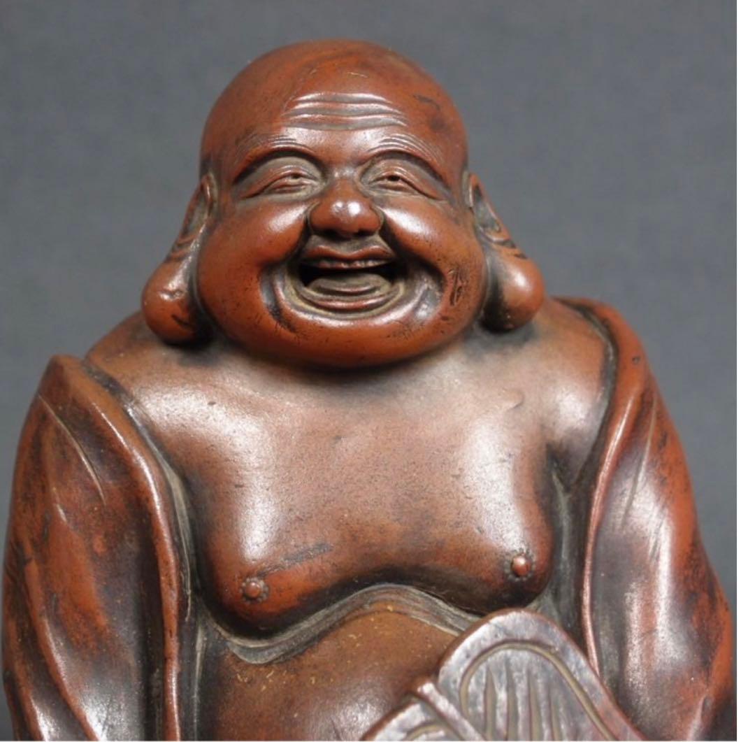 送料無料　値下げ中　江戸期古備前焼　伏香炉/置物