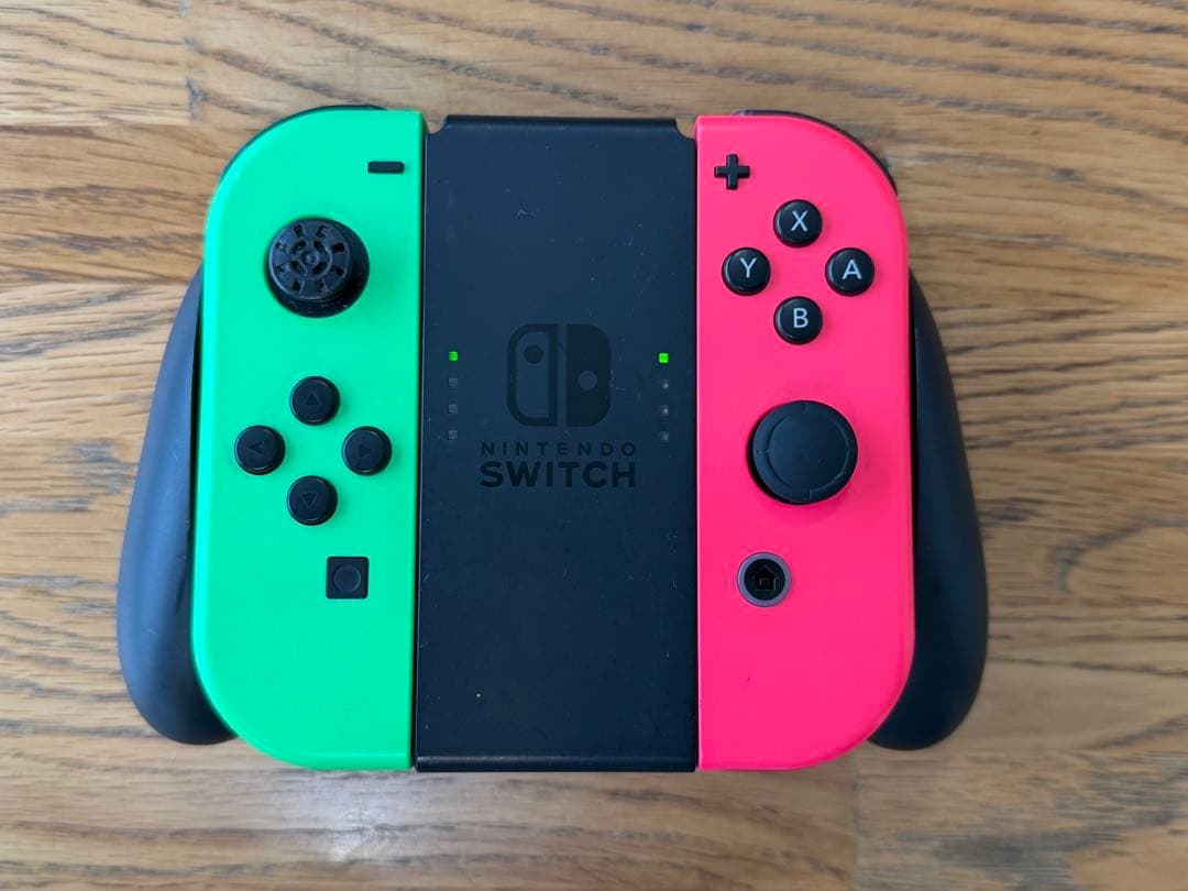 Switch 本体セットJoy-Con グリーン&ピンク付き　動作確認済