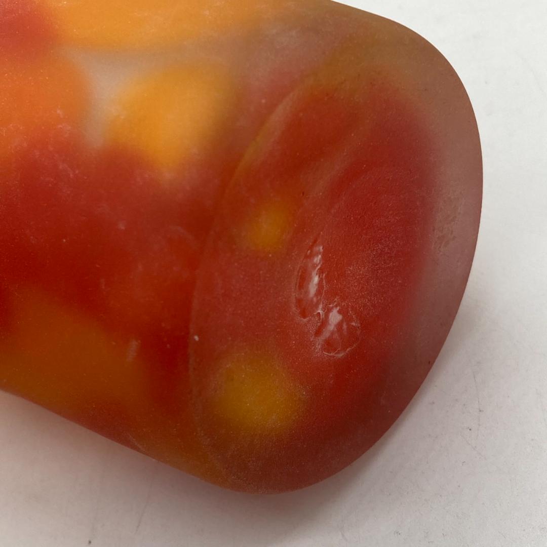 ▼藤田喬平 花瓶　手吹　ガラス　フラワーベース　箱付き