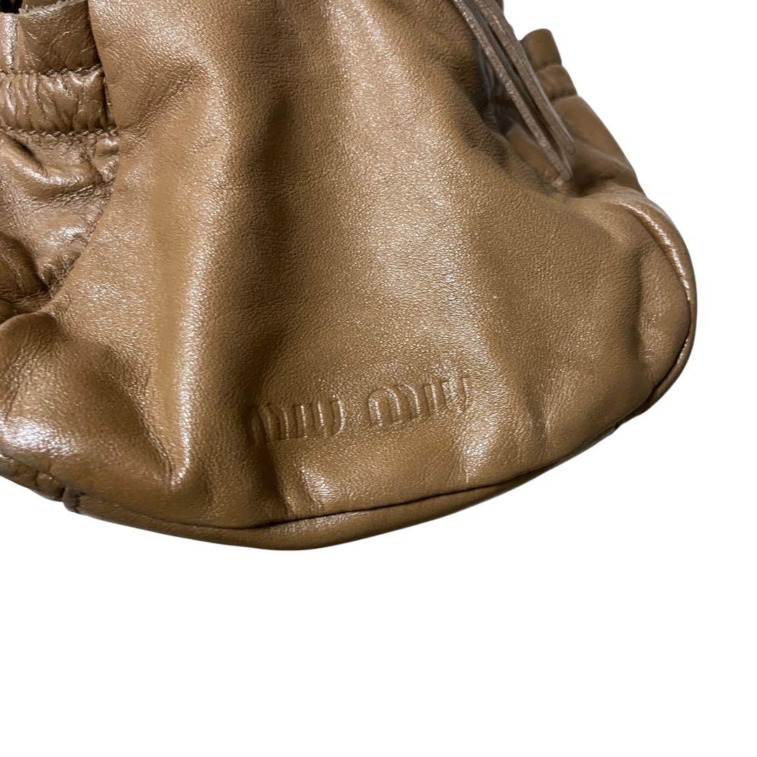 正規品　miumiu レザー　ミニボストン　バッグ