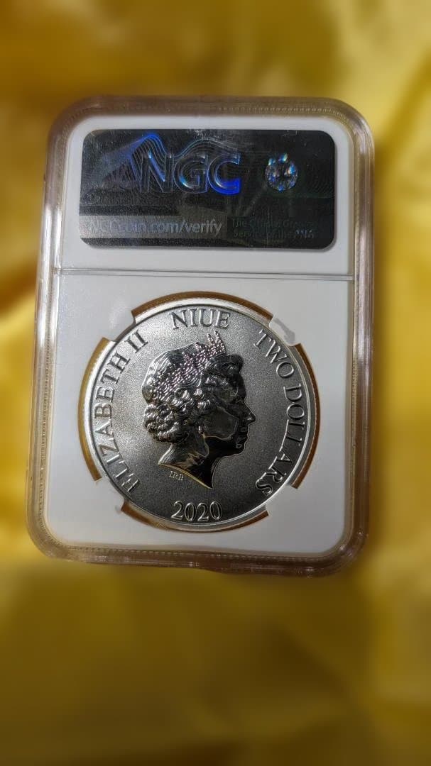 スターウォーズ・ダースベイダー銀貨１オンス2020年製　NGC