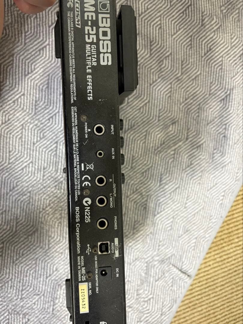 BOSS ME-25 マルチエフェクター　DCケーブル付き