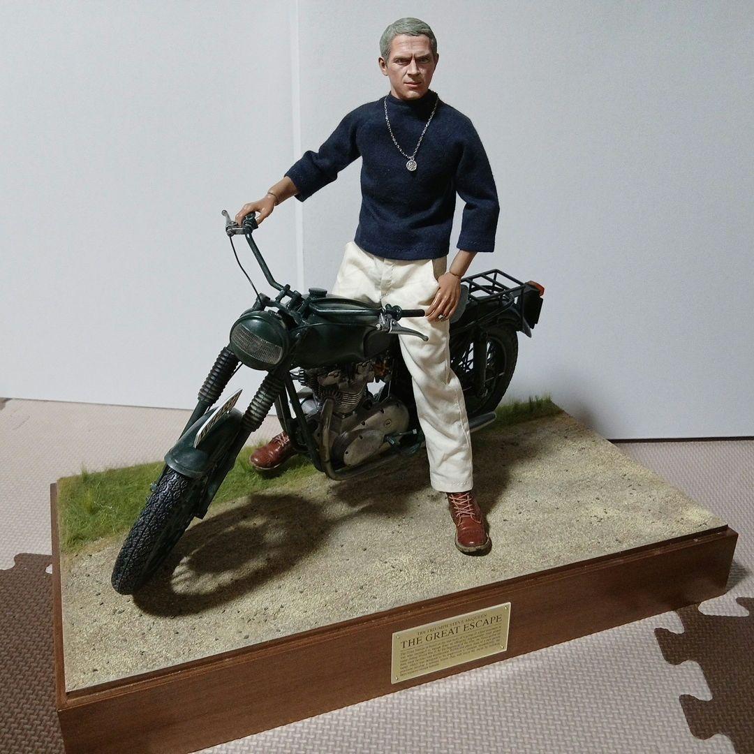 トム様限定　1/6大脱走トライアンフバイク フィギュアセット