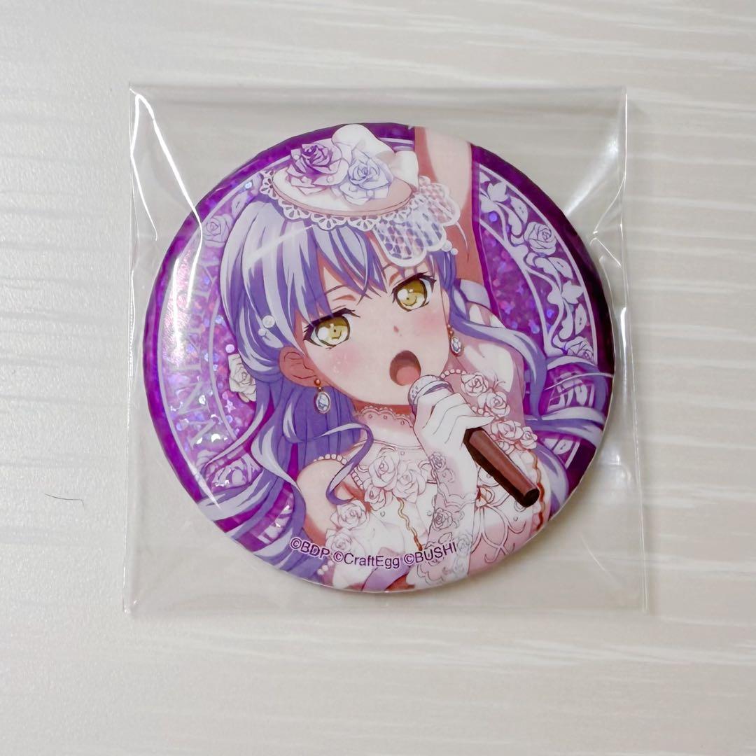 バンドリ 湊友希那 Roselia 富士急タオル ホログラム缶バッジ