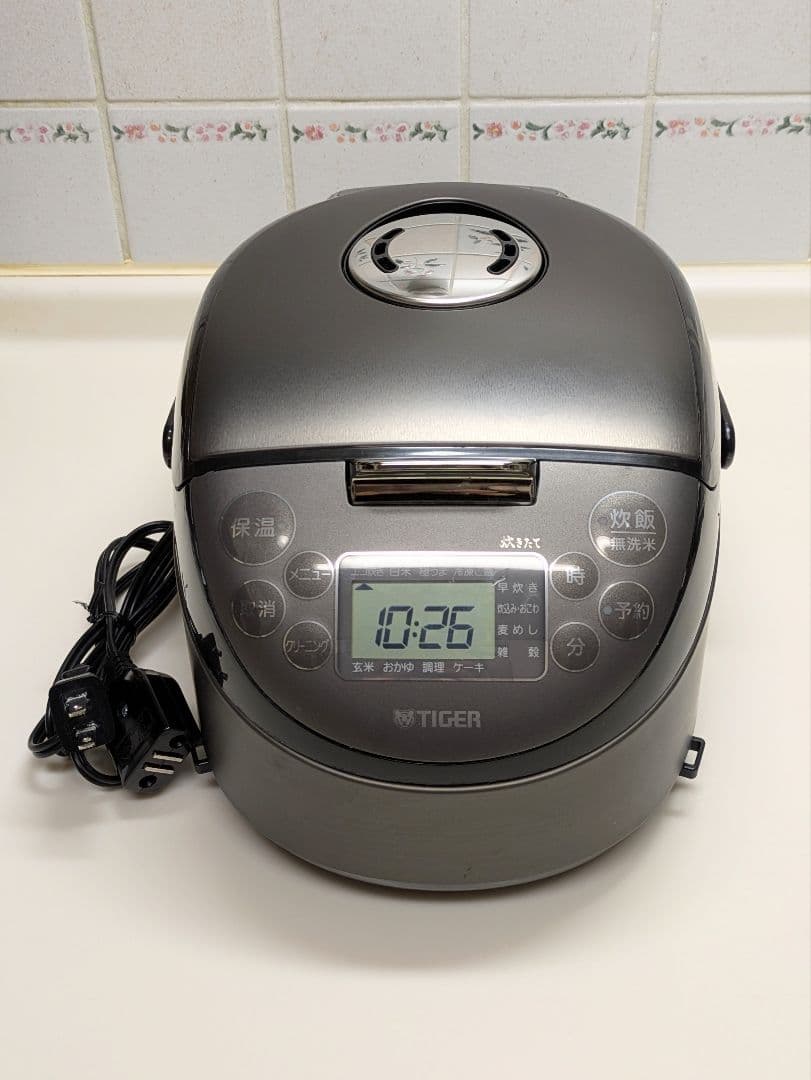 【2024年製】TIGER 炊飯器3合 ブラックJPF-G055KL