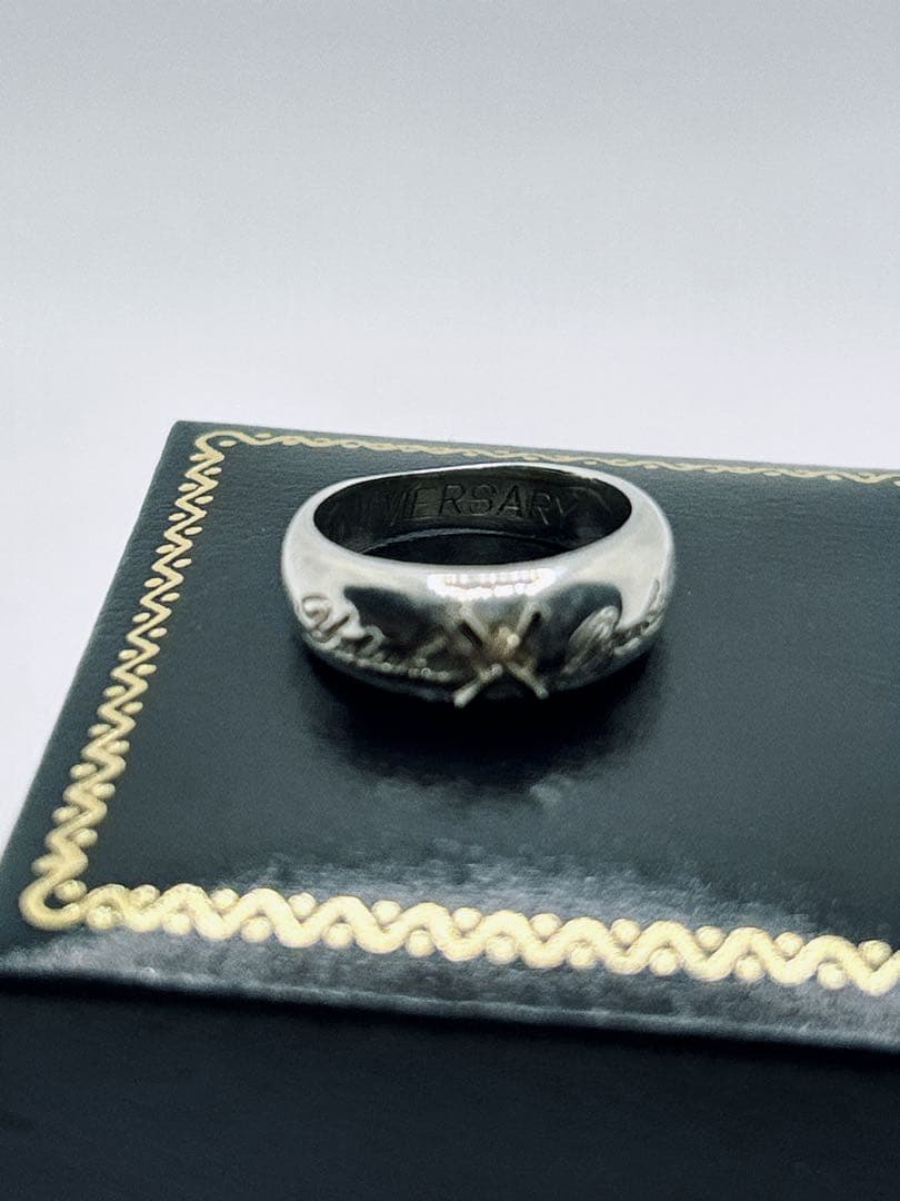 尾崎豊 デビュー10周年記念グッズ【希少品・シルバーリング限定500個】8号