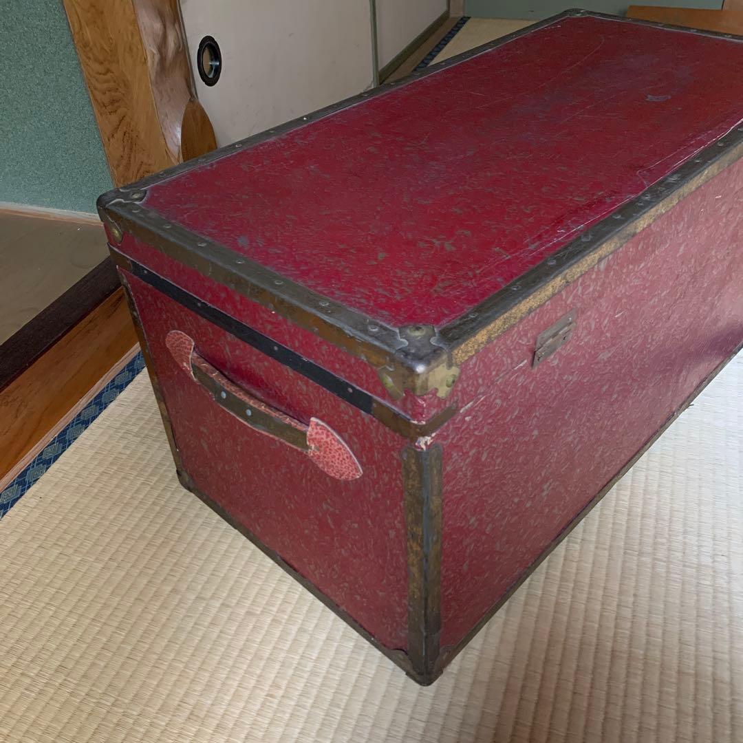 アンティーク BOX 箱 収納 衣装入 一段