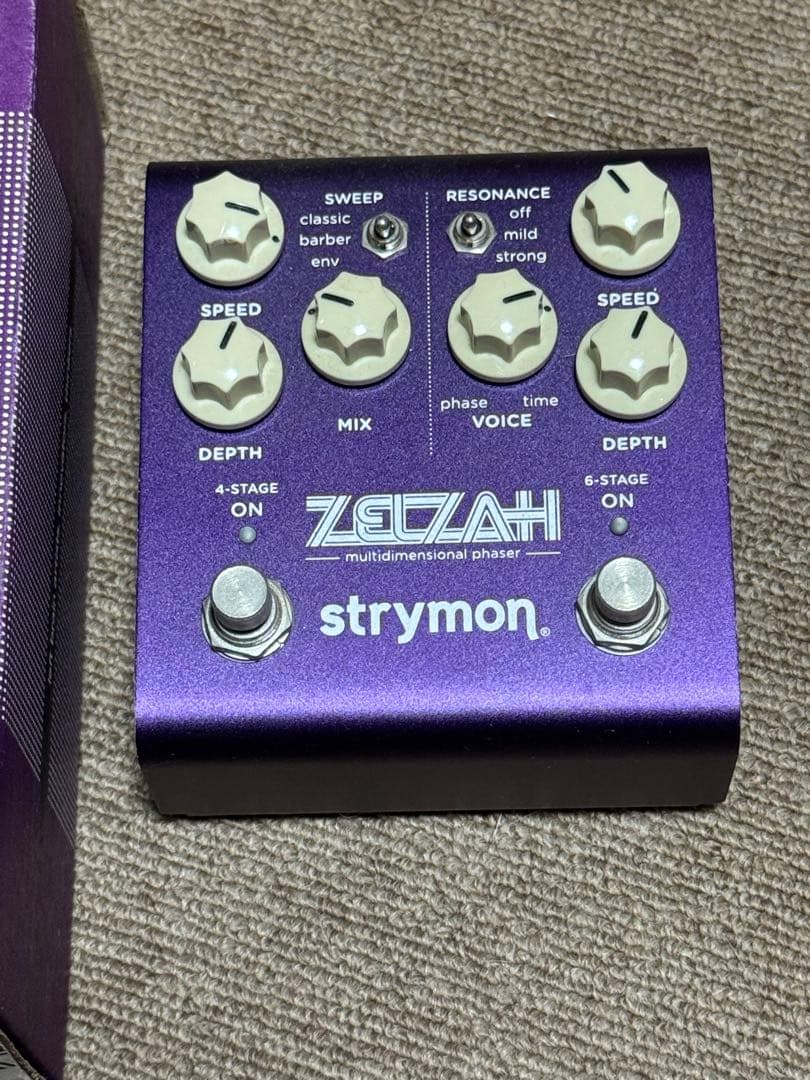 strymon ZELZAH マルチディメンショナルフェイザー