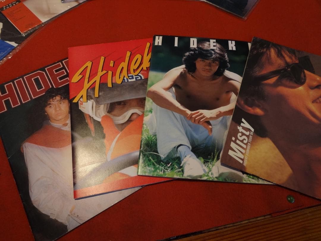 西城秀樹 コンサートリサイタルパンフレット  １０冊セット