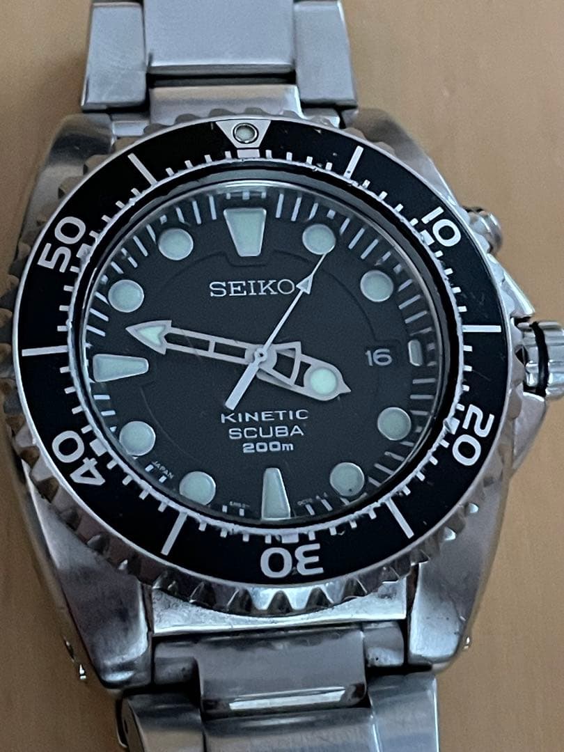 ぷ*ー様 SEIKO セイコー　プロスペックス　ダイバー　キネティック　SBCZ