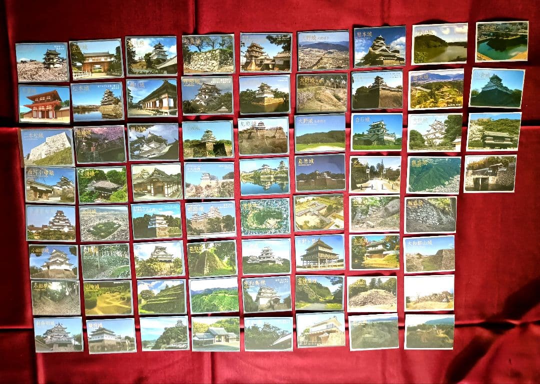 日本100名城カード　68枚セット売り