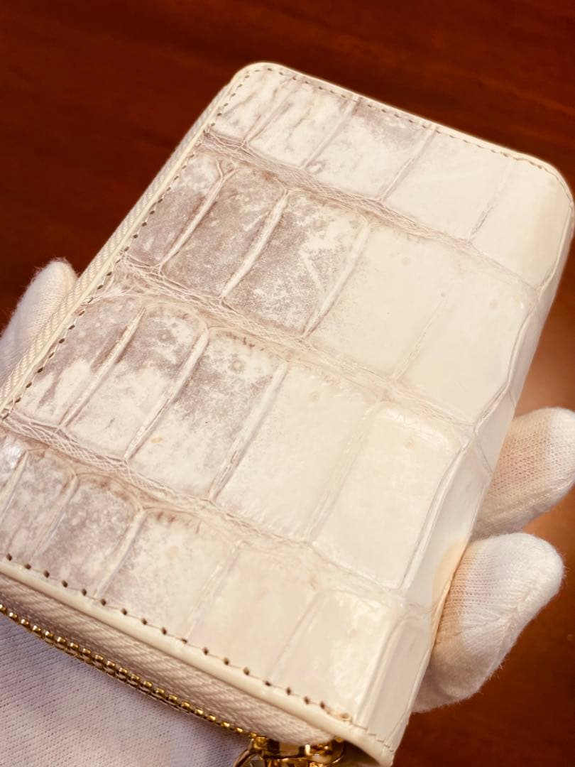 SALE 送料無料 新品 本革 ヒマラヤクロコダイルレザー ミニウォレット