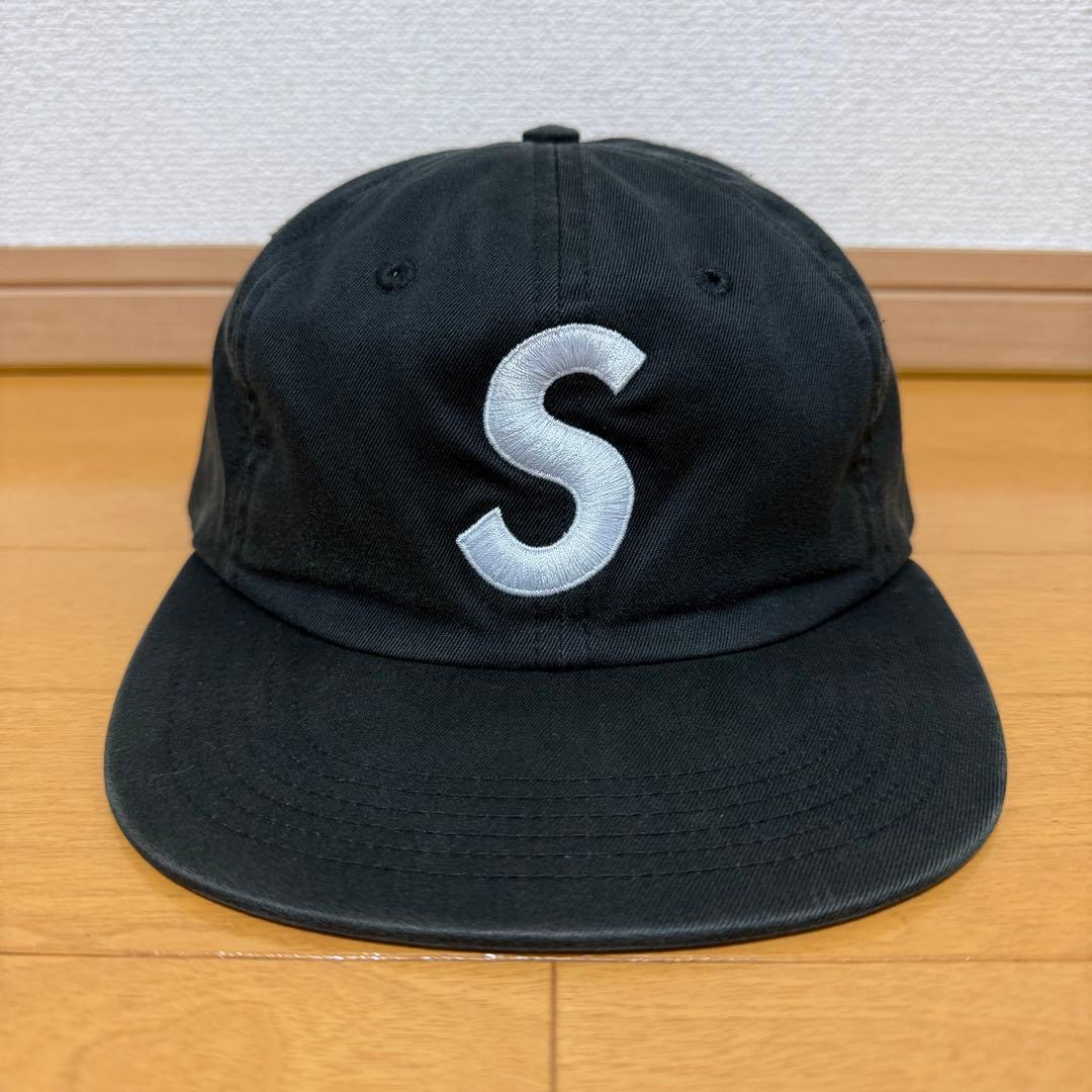 Supreme S Logo 6-Panel ブラック 15ss