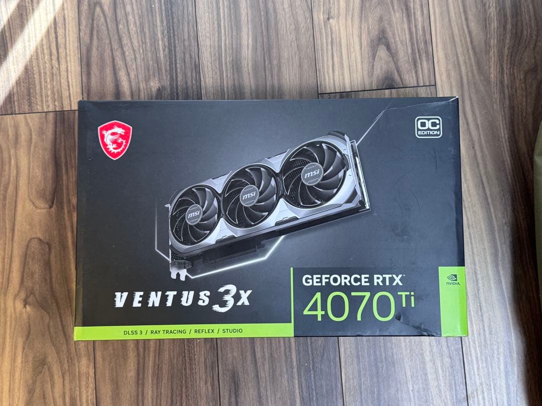動作確認済　MSI GeForce RTX 4070 Ti グラフィックボード