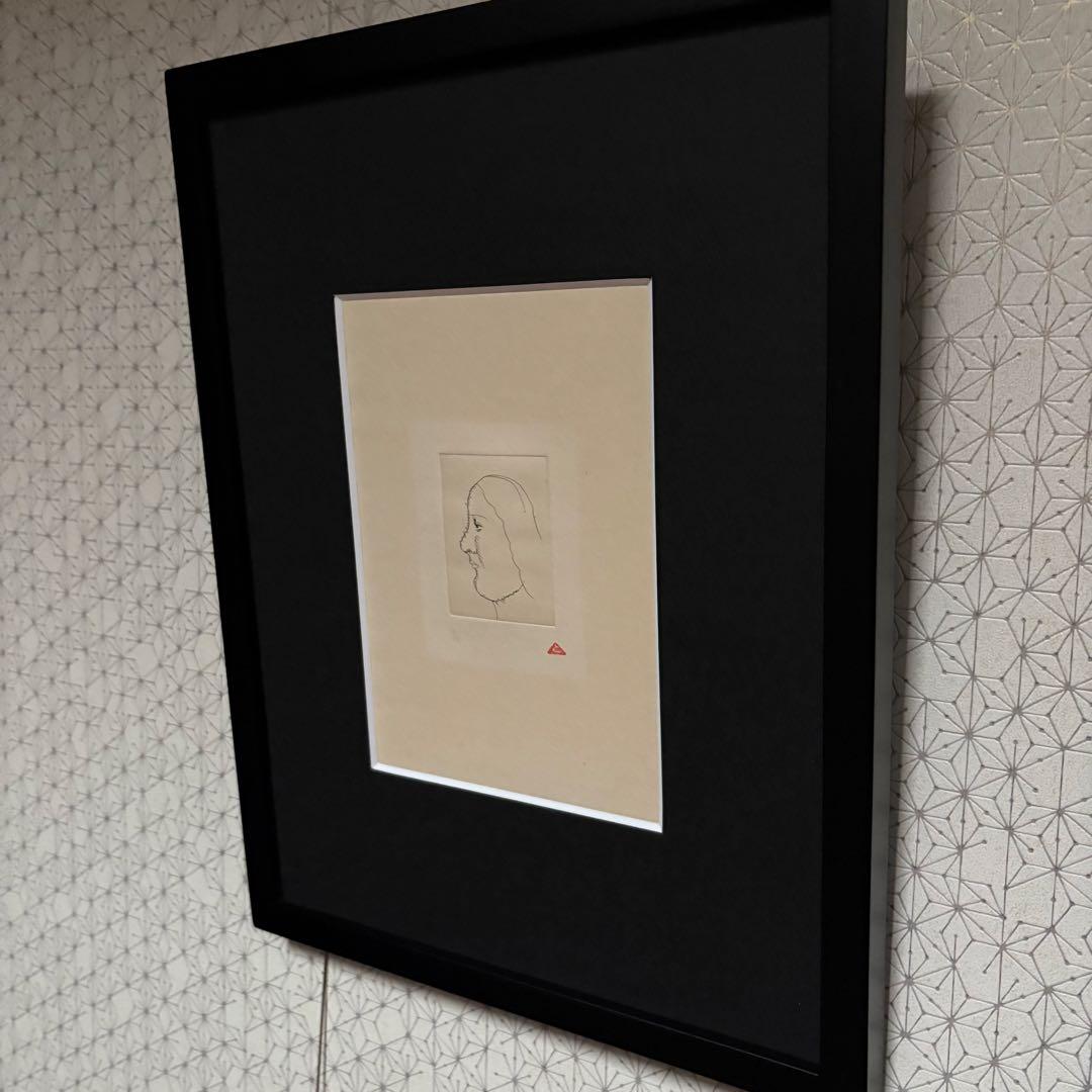 有元利夫　ノートブック1985　額装済み　銅版画