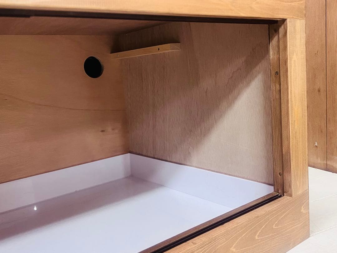 大型木製ケージ 900×600×450 小動物、爬虫類用 未使用