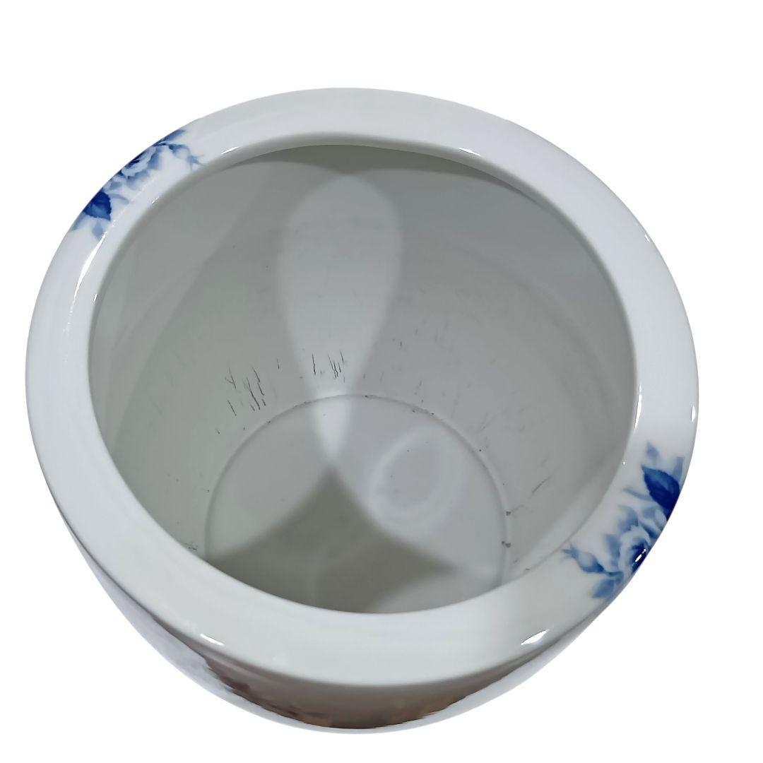 オールドノリタケ　火鉢　ブルーローズ　①