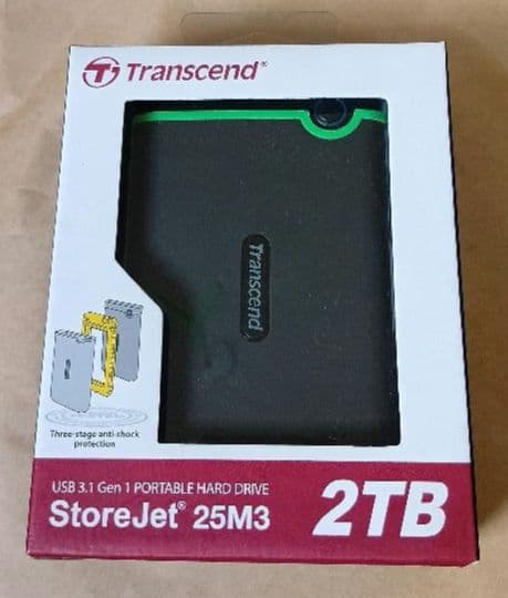 Transcend★ポータブルHDD 2TB StoreJet 25M3
