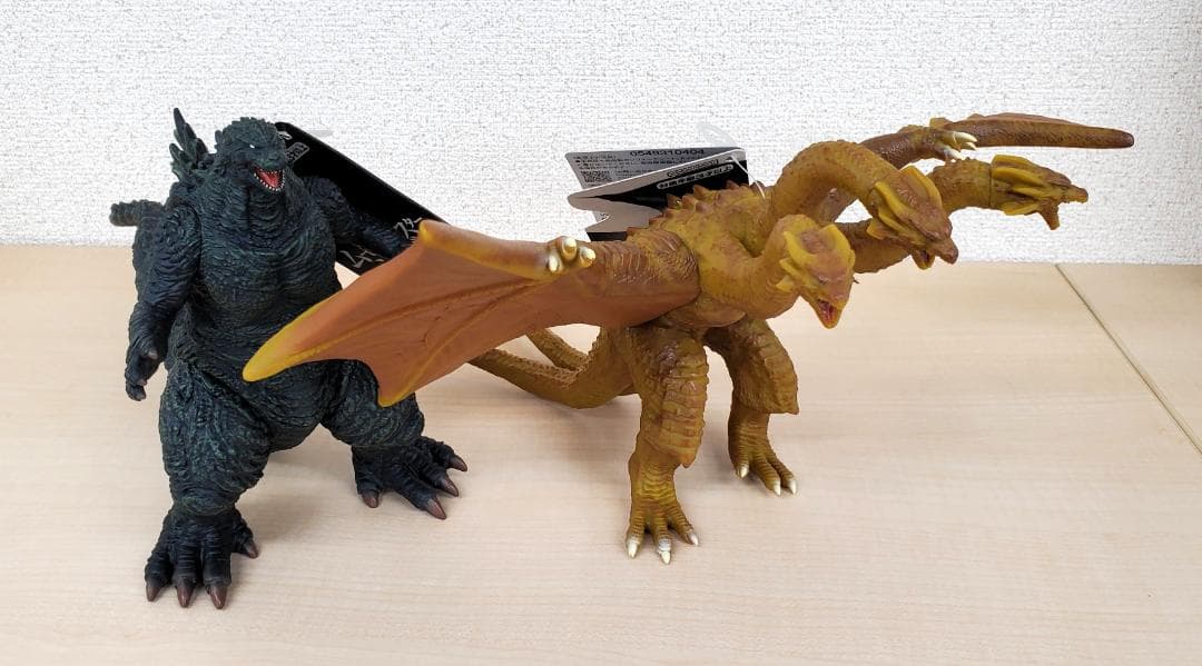 新品 ゴジラ＆キングギドラ ゴジラ・ザ・ライドver. 2体セット ムビモン