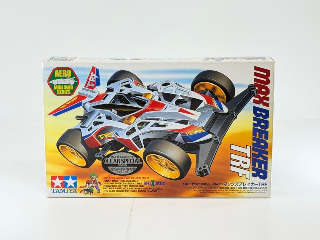 【未組立】【限定】マックスブレイカーTRFクリアスペシャル（グリーン）　ミニ四駆