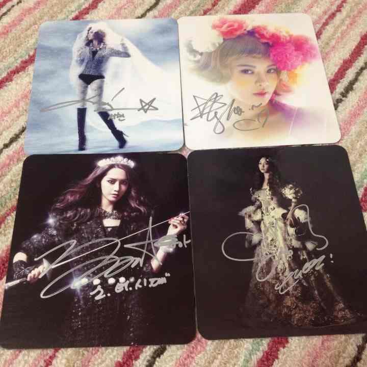 少女時代 the boys 直筆サイン シルバー トレカ 値下げ