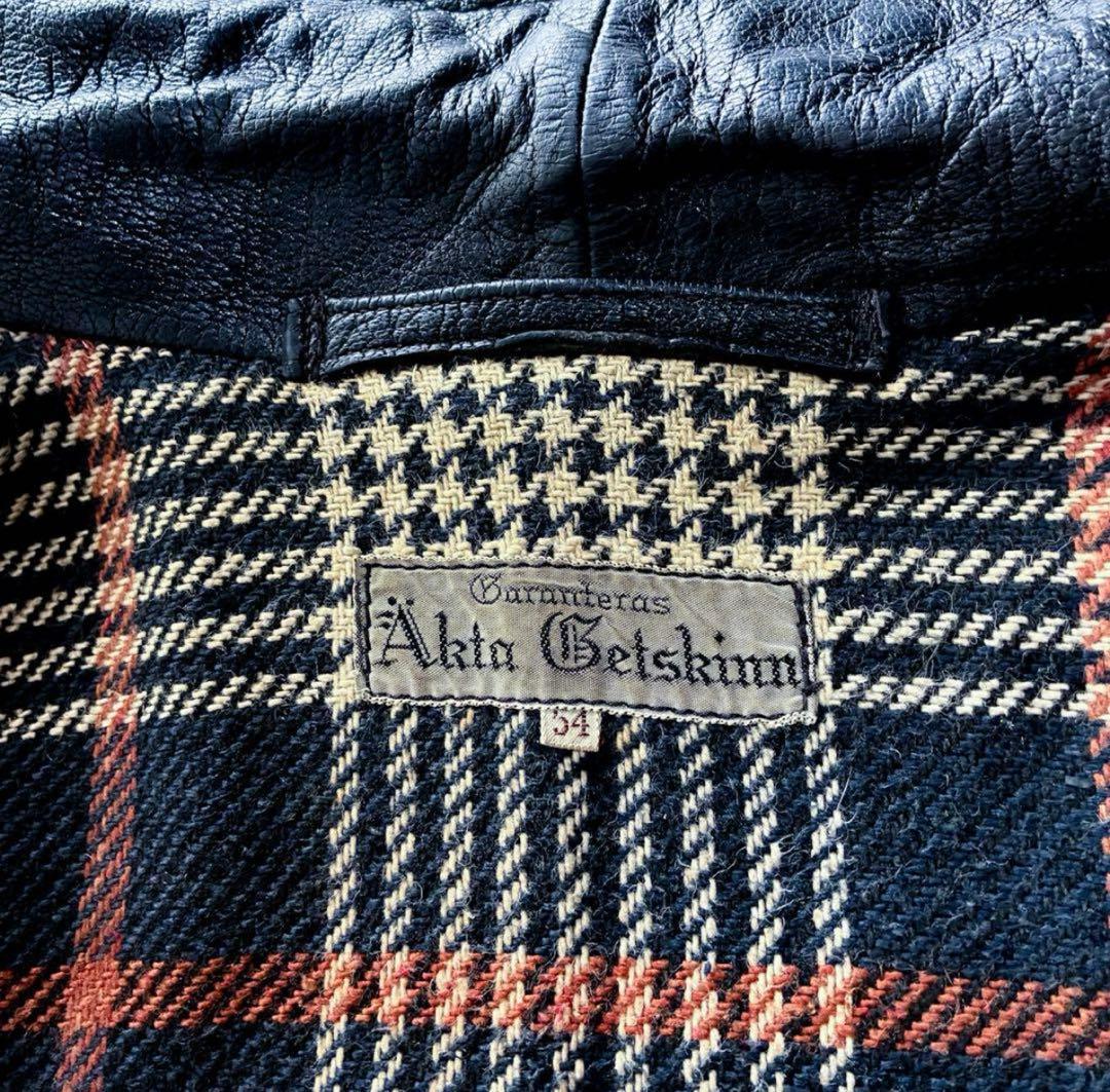 ふ*4様 50s ユーロ vintage leather jacket gap