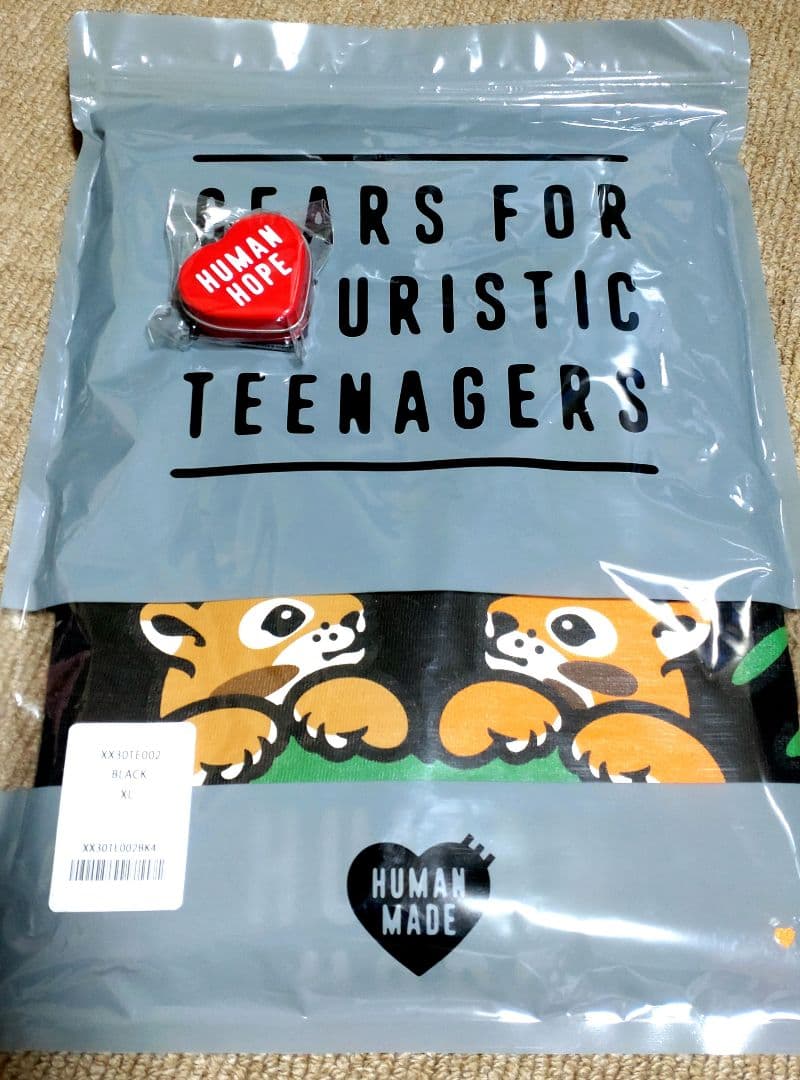 HUMAN HOPE GRAPHIC T-SHIRT 黒/XL ノベルティ付き