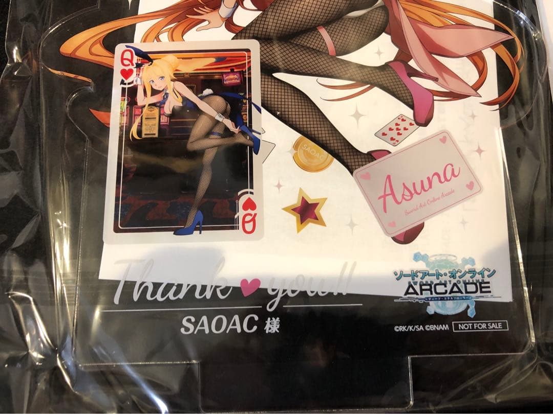 【rakutao】ソードアートオンライン　アクリルスタンド　バニー衣装