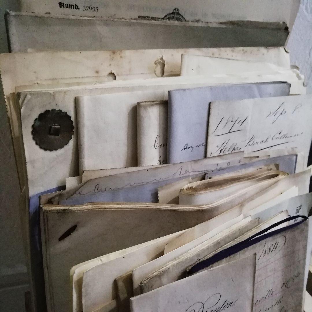 約1kg☆イギリスのアンティークペーパー　蚤の市　書類　ヴィンテージ　海外紙モノ