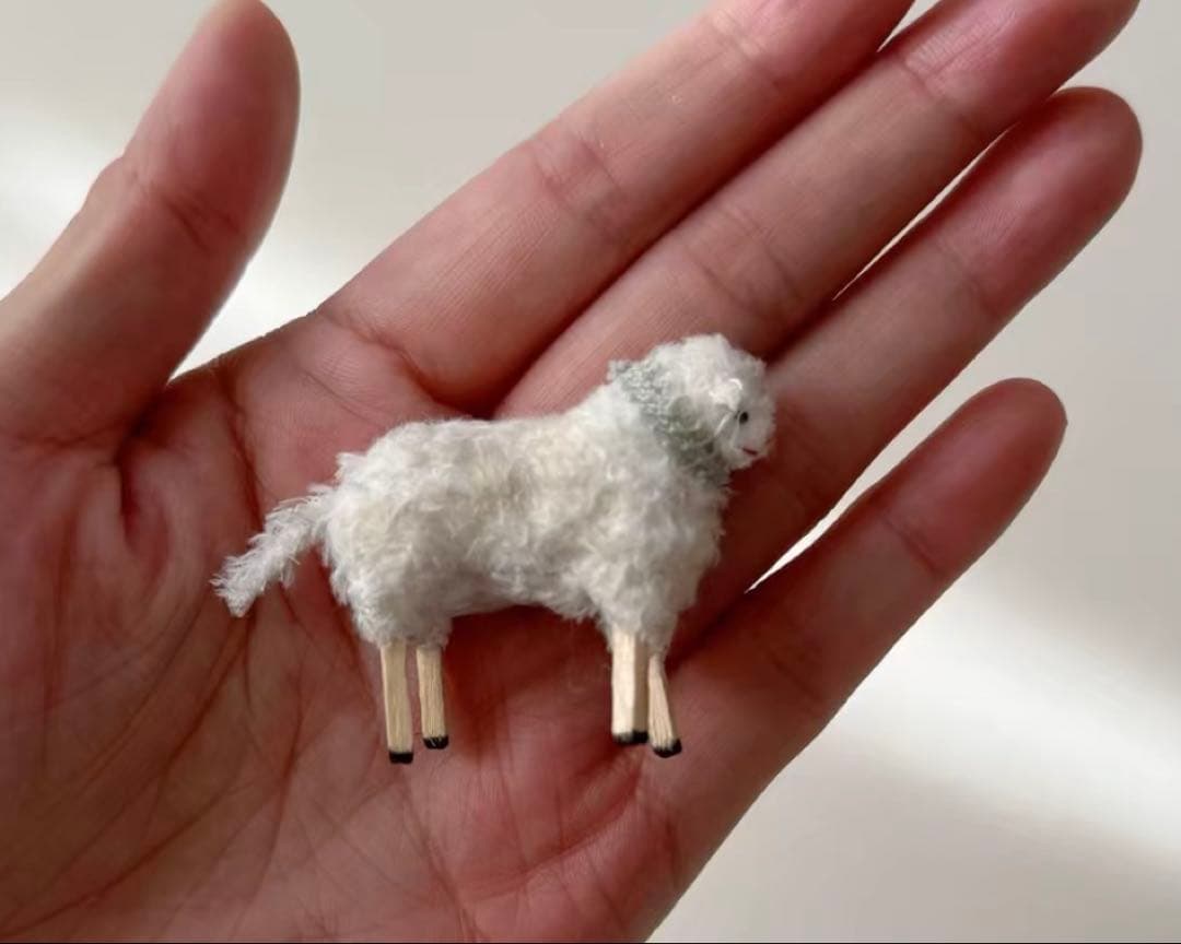 moriのえほん　ぬいぐるみ ひつじ　作家様