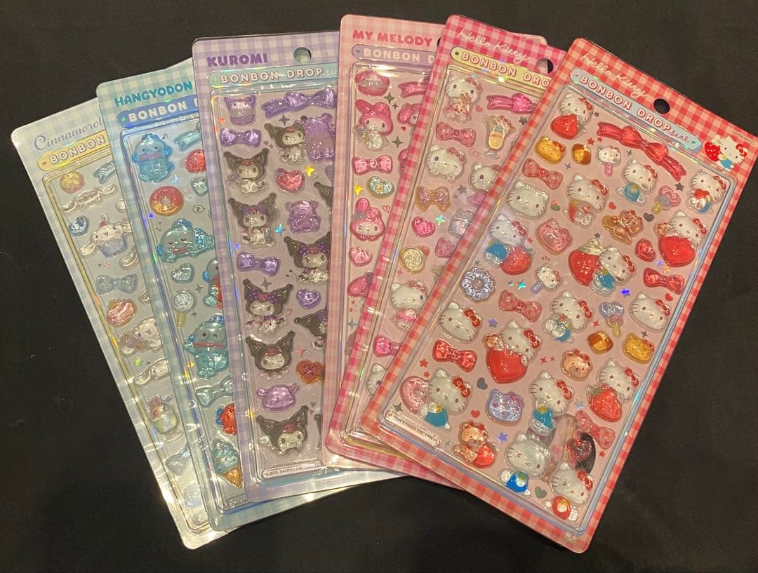 ボンボンドロップシール　サンリオ第二弾6種セット