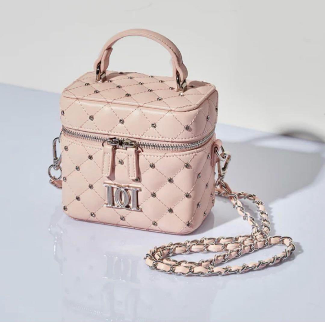 darich キルティングビジュースクエアミニバック